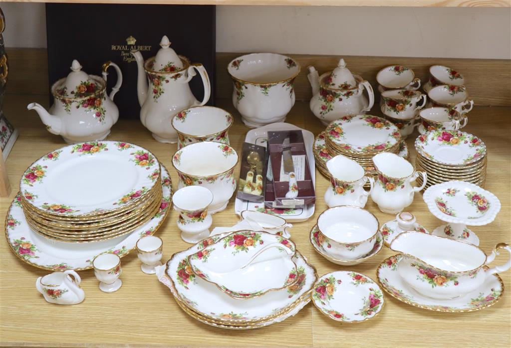 A Royal Albert Old Country Roses table ware